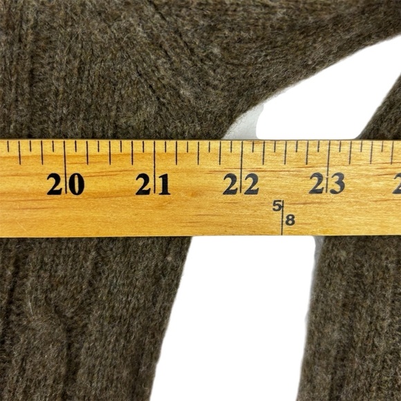 Daniele Blasi Wool blend 1/4 zip Men’s Sweater Brown Size L Preppy Collegiate - Picture 5 of 10